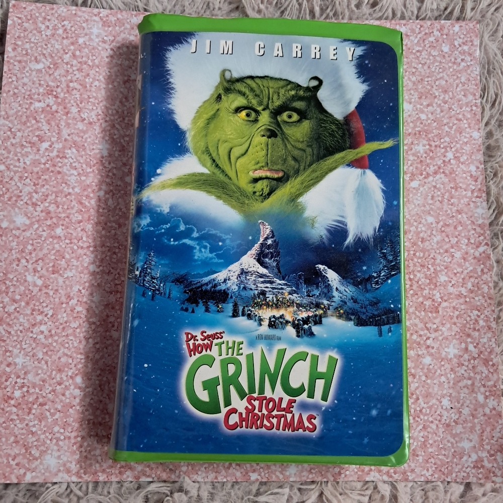 Disney's How the Grinch Stole Christmas VHS tape! Tested, works, great condition
